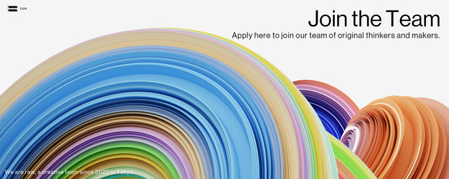 ＜株式会社raw＞最先端の映像表現を追求。インタラクティブなコンテンツ開発を共に行うデザインエンジニア募集！