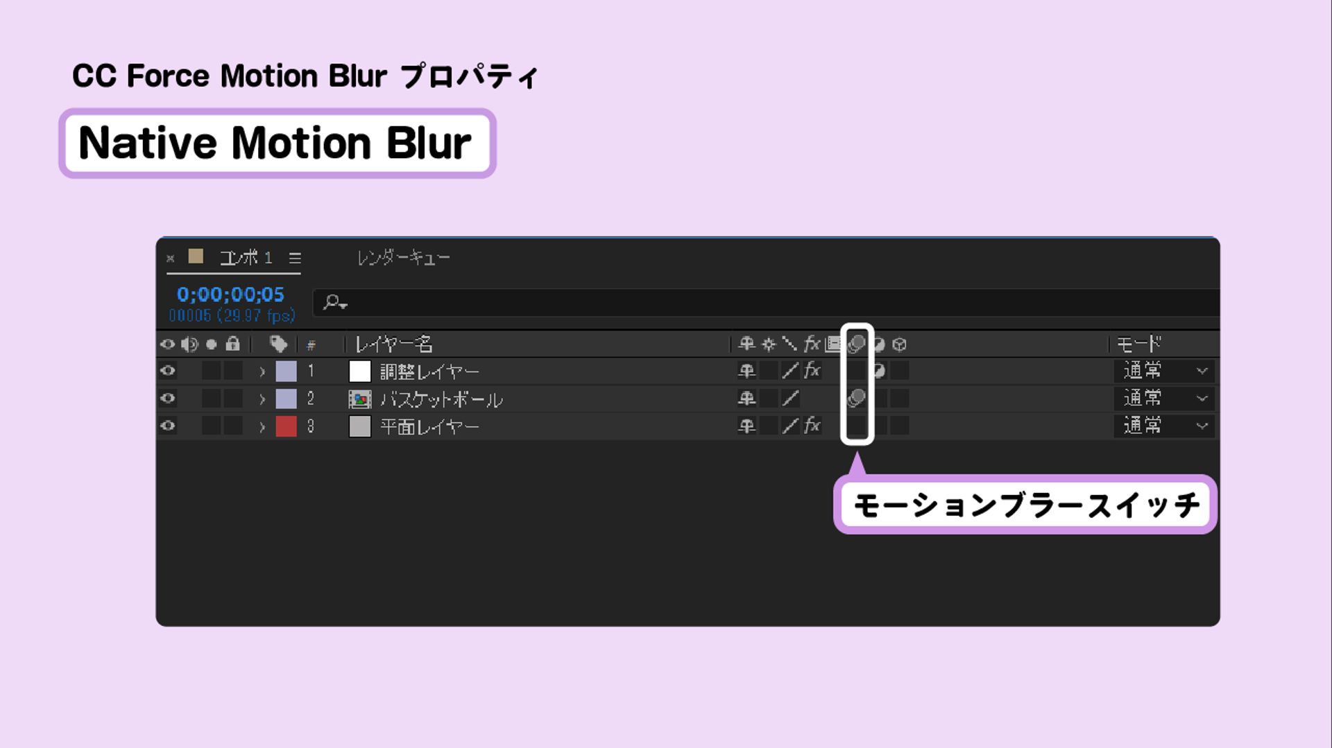 Cc force motion blur vook 