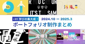 【学びの集大成！】ポートフォリオ 制作映像まとめ 〜 vol.1 〜｜Vook school モーショングラフィックスコース