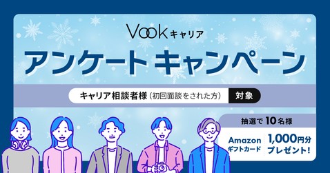 Vookキャリア アンケートキャンペーン