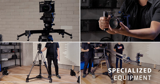 特機  -リグ・スライダー・ドリー・ジブ- の基本