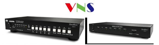 4Kシームレススイッチャー／HDMI 分配器『GeoBox Sシリーズ』発売