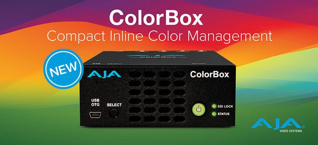 AJA社、放送、プロダクション、ポストプロダクションで活用できる色