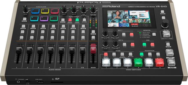 Roland ローランド HD AV Mixer VR-4HD ローランド、タッチ・モニター