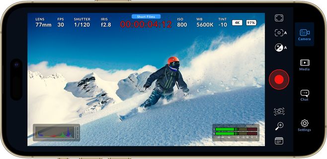 Apple iPhoneにデジタルフィルムカメラコントロール機能を追加する