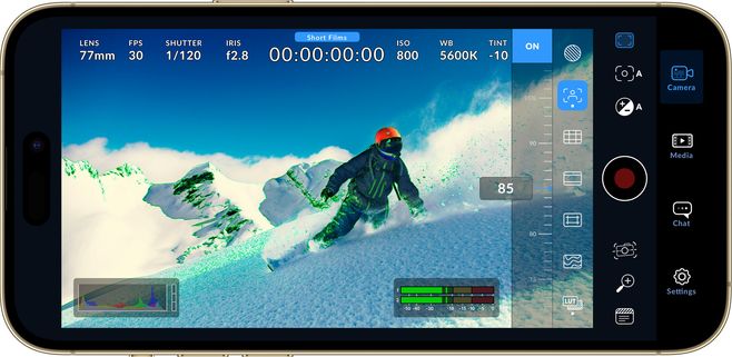Apple iPhoneにデジタルフィルムカメラコントロール機能を追加する