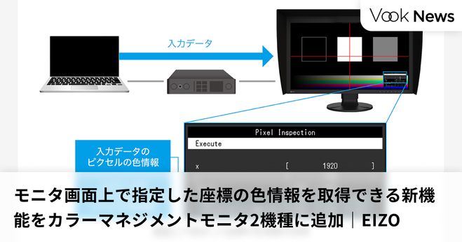 映像制作】モニタ画面上で指定した座標の色情報を取得できる新機能を