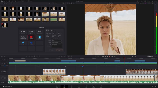 DaVinci Resolve 18.1発表、SNS用の縦方向解像度、DaVinci Neural