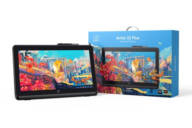 筆圧レベル16,384に対応した液晶ペンタブレットに21.5インチの
