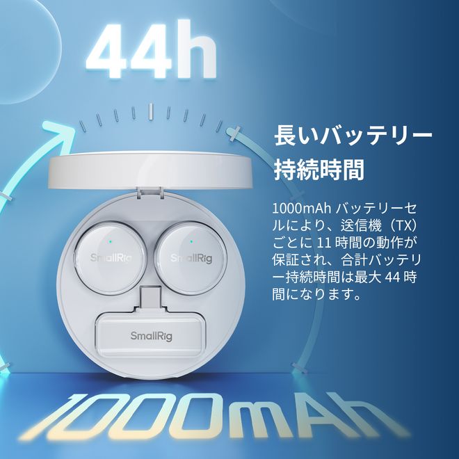 SmallRig初のスマホ用マイク製品「ミニワイヤレスマイクS60」を
